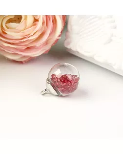 Подвеска декоративная для творчества стекло "Шар - камешки" бордо d=1,6 см набор 10 шт арт. СМЛ-12510-1-СМЛ3604665