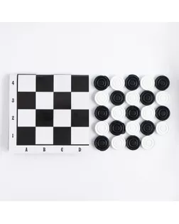 Шашки "На каждый день" (шашки пластик, поле картон 22.5х22.5 см) арт. СМЛ-65549-1-СМЛ0004214474