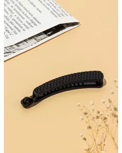 Банан для волос "Классика чёрный" 10,5 см ромбы арт. СМЛ-22819-2-СМЛ3654860