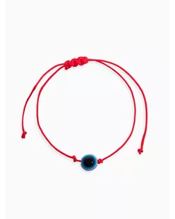 Браслет-оберег "Исполнение желаний" глазик, цвет красный арт. СМЛ-13495-1-СМЛ3681875