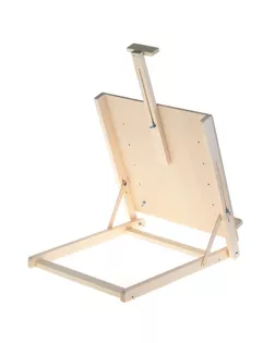 Мольберт настольный «Студийный», 650 x 450 x 560 мм, с планшетом, 450 x 480 мм (возможность разместить холст 60 x 80 см), с передвижной мачтой арт. СМЛ-205336-1-СМЛ0004314553