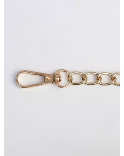 Цепочка для сумки, с карабинами 0,9х1,4см, дл.120см 1шт арт. СМЛ-23450-1-СМЛ3869172