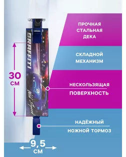 Самокат-снегокат зимний 2 в 1 Wild Speed арт. СМЛ-70962-1-СМЛ0004291944