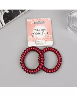 Резинка для волос "Пружинка" набор 2 шт матовая,микс арт. СМЛ-15774-1-СМЛ3914602