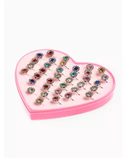 Кольцо детское "Цветочное" сияние, цвет МИКС арт. СМЛ-26626-1-СМЛ3916594