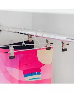 Вешалка для брюк и юбок с зажимами, 30×10 см арт. СМЛ-175229-1-СМЛ0000565874
