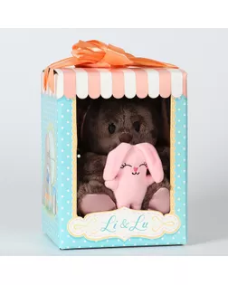 Мягкая игрушка «Li с зайцем», зайка арт. СМЛ-72037-1-СМЛ0004162693