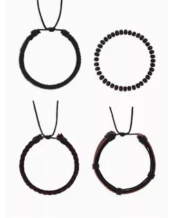 Браслет кожа "Фита", цвет коричневый арт. СМЛ-17562-1-СМЛ4001654