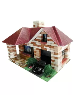 Конструктор из кирпичиков «Домик» 350 элементов арт. СМЛ-76242-1-СМЛ0004734689