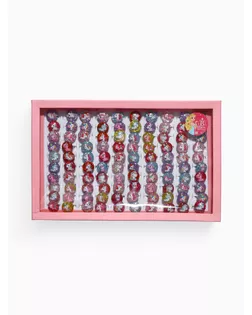 Кольцо детское "Выбражулька" единороги блестящие, рисунок МИКС, цвет МИКС арт. СМЛ-18803-1-СМЛ4070896