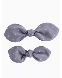 Набор повязок для мамы и дочки в горошек арт. СМЛ-121476-1-СМЛ0004500057