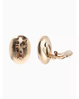 Клипсы "Вечеринка" овалы, цвет золото арт. СМЛ-24308-6-СМЛ4087645