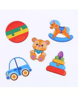 Головоломка пазл из крупных деталей "Игрушки" арт. СМЛ-78707-1-СМЛ0004276059