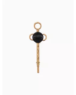 Брошь "Шприц" карпульный, цвет красный в золоте арт. СМЛ-124914-3-СМЛ0004845004