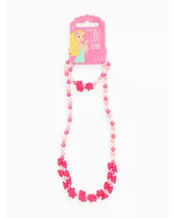 Набор детский "Выбражулька" 2 предмета: бусы, браслет, цветы сирени, цвет розовый арт. СМЛ-19484-1-СМЛ0420051