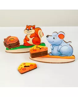 Сортер «Накорми меня» (бизиборды), 10 фигурок животных арт. СМЛ-88722-1-СМЛ0005167734