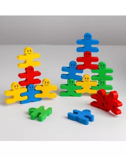 Развивающая игра балансир «Человечки» 19х11,5х4 см арт. СМЛ-89854-1-СМЛ0005084452