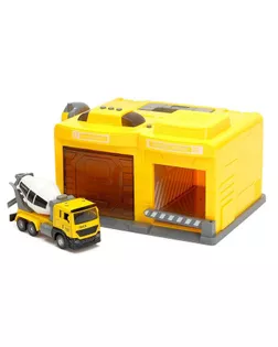 Парковка «Стройка» с машинкой и рацией, световые и звуковые эффекты, МИКС арт. СМЛ-91294-1-СМЛ0005036797