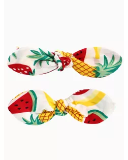 Набор повязок для мамы и дочки, рисунок фрукты арт. СМЛ-121787-1-СМЛ0005078206