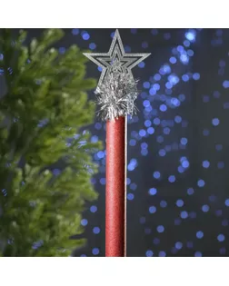 Посох Деда Мороза, красный, 1,2 м арт. СМЛ-101906-1-СМЛ0005081181