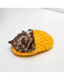 Пушистик "Кот в тапочке", цвета МИКС арт. СМЛ-93897-1-СМЛ0000632780