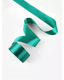 Лента атласная, 40 мм × 23 ± 1 м, цвет изумрудный №140 арт. СМЛ-111275-4-СМЛ0005052115