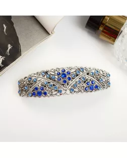 Заколка-автомат для волос "Сара" фиалки, 8,5 см арт. СМЛ-112110-1-СМЛ0005179688