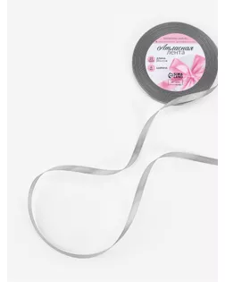 Лента атласная, 6 мм × 23 ± 1 м, цвет коралловый №65 арт. СМЛ-111269-7-СМЛ0005052164