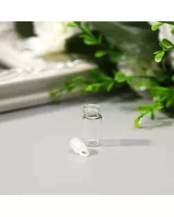 Декор для творчества стекло "Бутылочка с пробкой" 2,2х1,1х1,1 см арт. СМЛ-113171-1-СМЛ0005197280