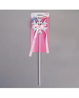 Карнавальный жезл "Снежинка" арт. СМЛ-117326-1-СМЛ0005010794