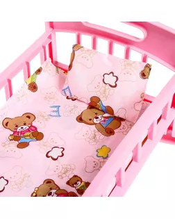 Кроватка для кукол с постелькой ККП004 арт. СМЛ-119026-1-СМЛ0005451151