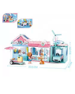 Конструктор Розовая мечта "Загородная вечеринка", 410 деталей арт. СМЛ-120158-1-СМЛ0005146984