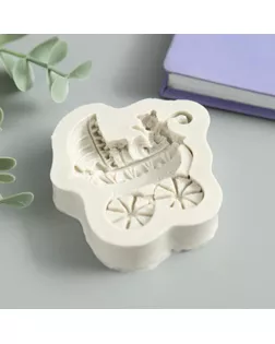 Молд силикон "Коляска" 1,5х6,5х8 см арт. СМЛ-151353-1-СМЛ0005354837