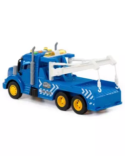 Автомобиль-эвакуатор "Профи" синий, инерционный, со светом и звуком 86570 арт. СМЛ-133373-1-СМЛ0006257154