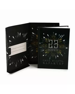 Ежедневник в подарочной коробке «23 февраля», 80 листов арт. СМЛ-224300-1-СМЛ0005351902