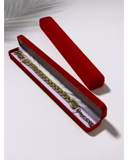 Футляр под браслет/цепочку/часы, 23,5*3*2, цвет красный арт. СМЛ-20432-1-СМЛ0523298