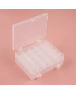 Набор шпулек в двустороннем контейнере, d = 20 мм, 25 шт, цвет прозрачный арт. СМЛ-135930-1-СМЛ0005404083