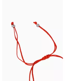 Браслет-оберег "Став" приносящий деньги, лист, цвет красный арт. СМЛ-139606-1-СМЛ0005388824