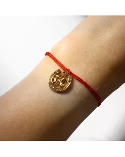 Браслет-оберег "Став" денежный магнит, подкова, цвет красный арт. СМЛ-139611-1-СМЛ0005388829