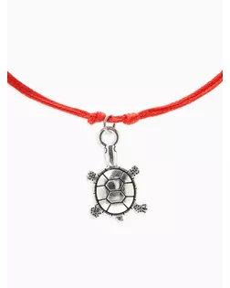 Браслет-оберег "Став" амулет на богатство, черепаха, цвет красный арт. СМЛ-139614-1-СМЛ0005388832