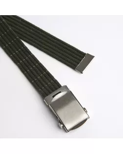 Ремень детский, ширина 2,5 см, пряжка автомат, цвет хаки арт. СМЛ-178911-1-СМЛ0005432542