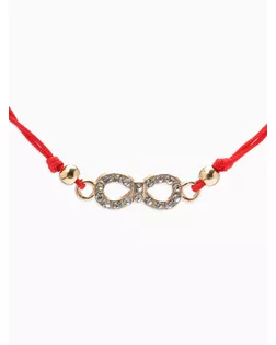 Браслет-оберег Your daily life  бесконечность, цвет красный арт. СМЛ-140874-1-СМЛ0005440121