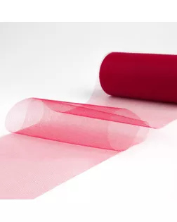 Фатин, 15 см, 23 ± 1 м, 11 ± 1 г/кв.м, цвет красный №13 арт. СМЛ-239305-20-СМЛ0005505212