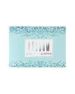 Альбом для рисования А4, 40 листов на скрепке "Голубое сияние", обложка мелованный картон, блок офсет арт. СМЛ-180467-1-СМЛ0005666538