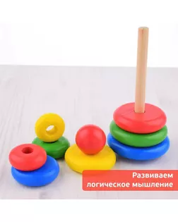 Пирамидка, 9 элементов арт. СМЛ-102518-1-СМЛ0000789402