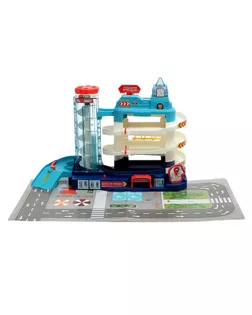 Парковка «Городской паркинг», с 4 машинками и лифтом, свет и звук арт. СМЛ-157317-1-СМЛ0006252964