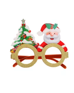 Карнавальные очки «Новый год», виды МИКС арт. СМЛ-158346-1-СМЛ0006766542