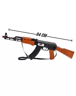 Автомат АК-47, свет, звук, работает от батареек арт. СМЛ-158973-1-СМЛ0006883556