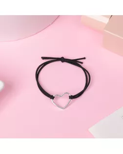 Резинка для волос "Дафна" сердце, 4,5 см арт. СМЛ-163249-1-СМЛ0006970634