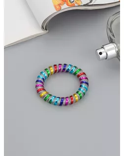 Резинка для волос "Пружинка" яркая радуга, 5 см арт. СМЛ-169370-1-СМЛ0006914713